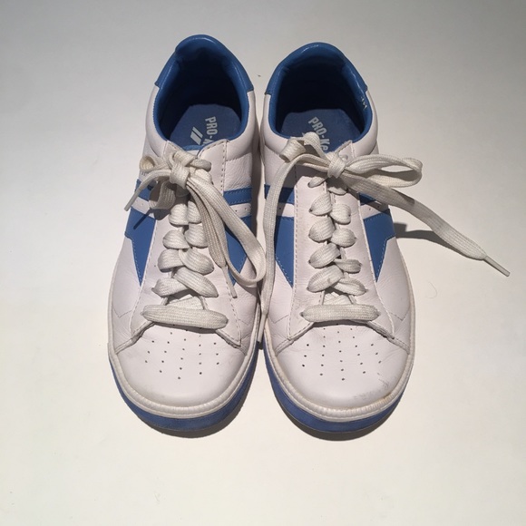 Keds Sneakers Royal Serve leather 8.5 blue & white - Picture 3 of 15
